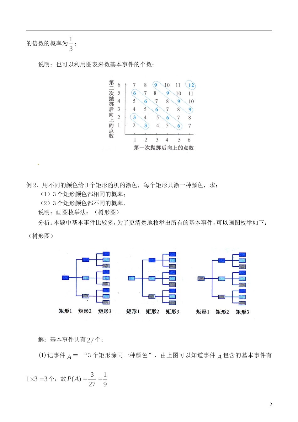 《古典概型》教案（2）_第2页