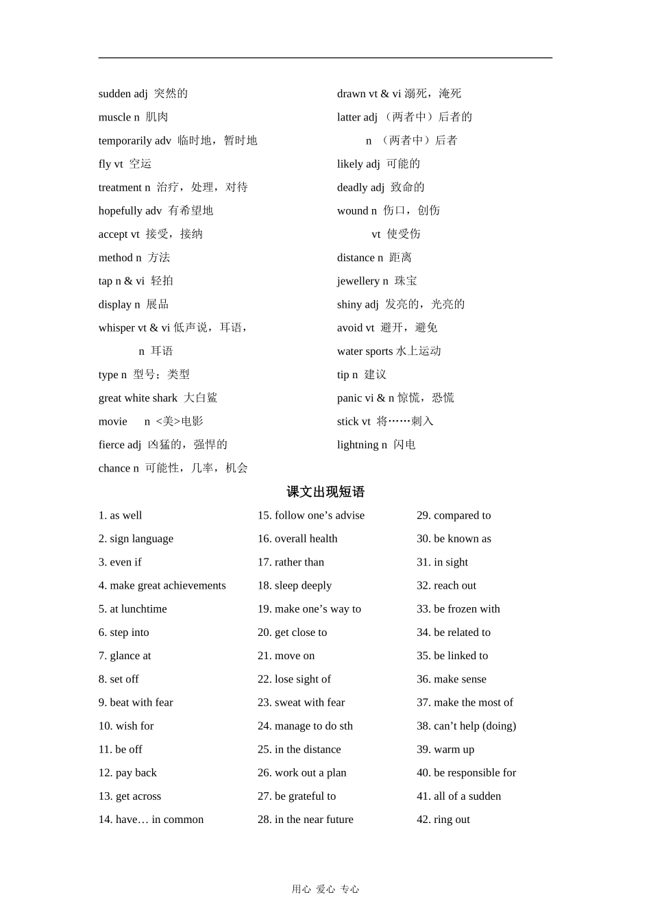 【2010高考英语一轮复习教案】牛津译林版必修三 Unit 1 The World of our senses_第2页