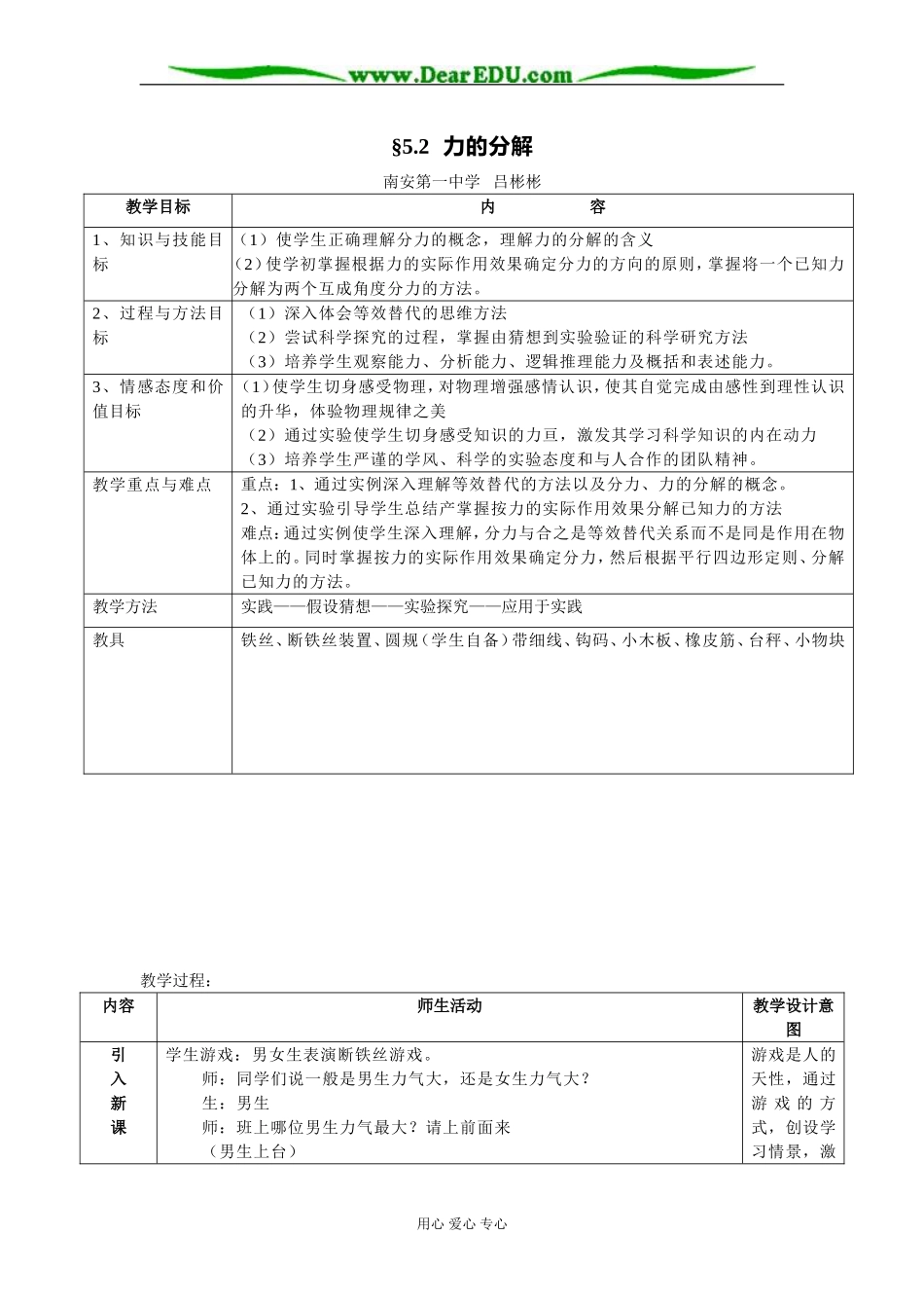 《力的分解》(吕彬彬)_第1页