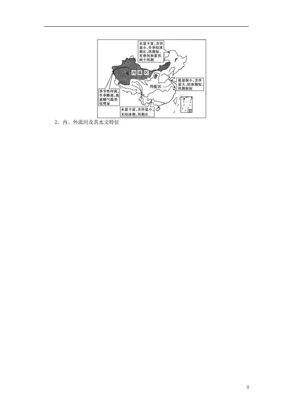【全程复习方略】2015届高考地理一轮总复习 区域地理 第三十七讲 中国的自然地理教案 湘教版_第3页