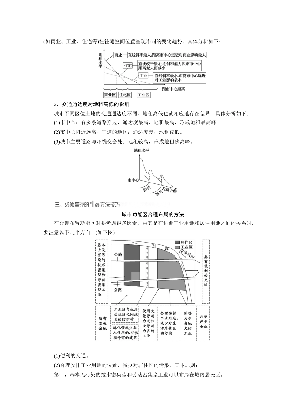 【三维设计】（山东专用）2015高考地理 第六章 城市的空间结构与城市化教案_第3页