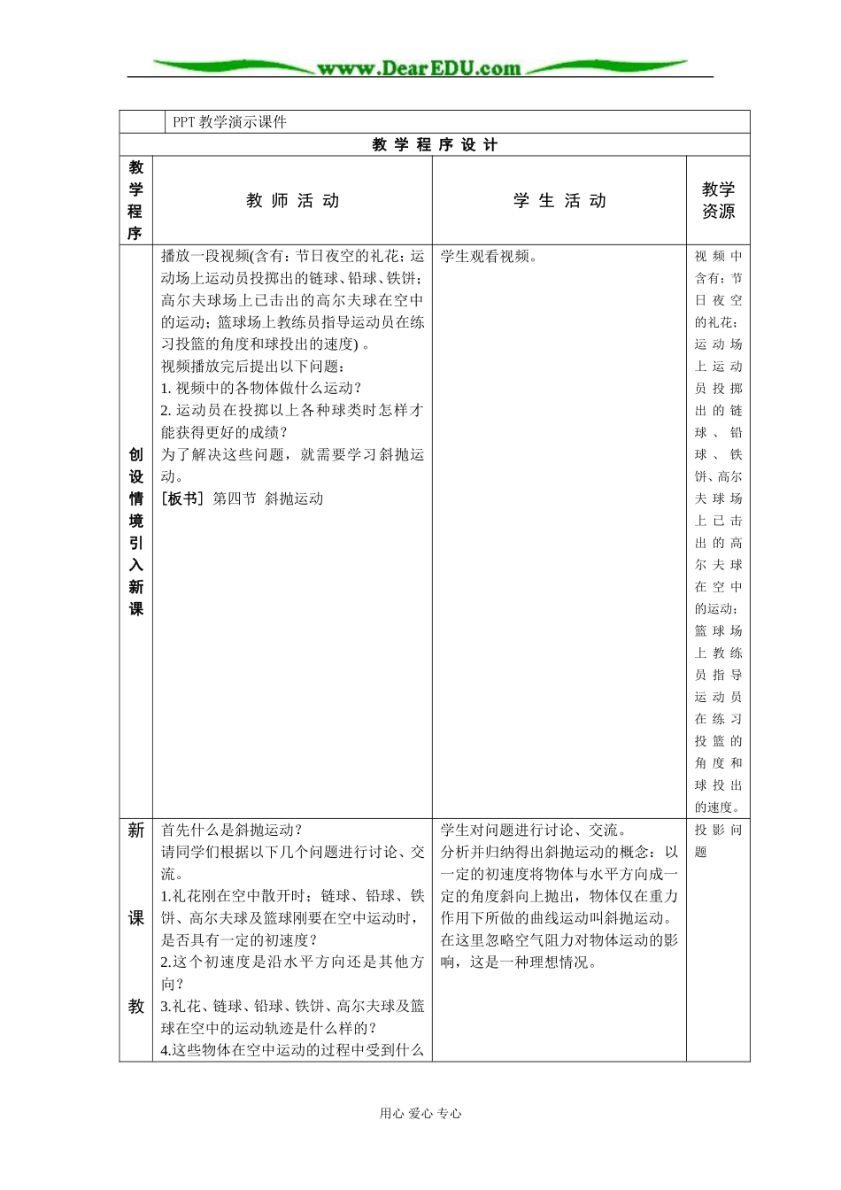 《斜抛运动》(苏丽琴)_第2页