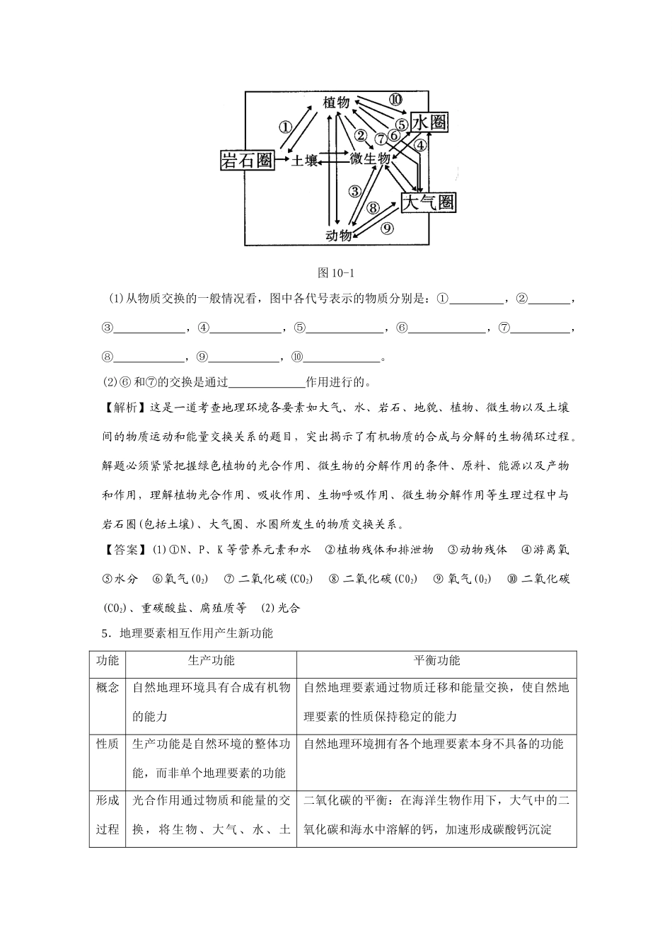 《新课标》高三地理（人教版）第一轮复习学案8_第3页
