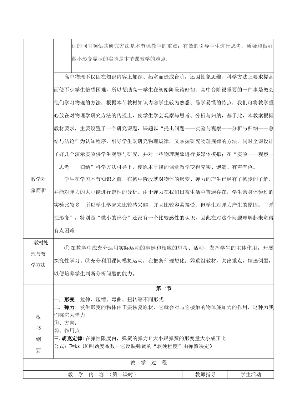 《形变与弹力》教案（2）_第2页