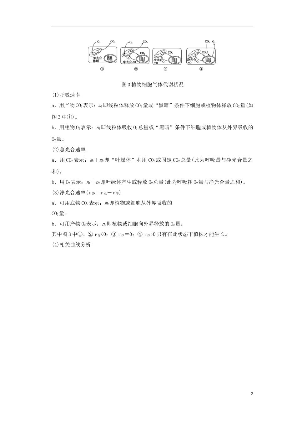 【创新设计】（山东专用）2015年高考生物 培优讲堂教学案1 新人教版必修1_第2页