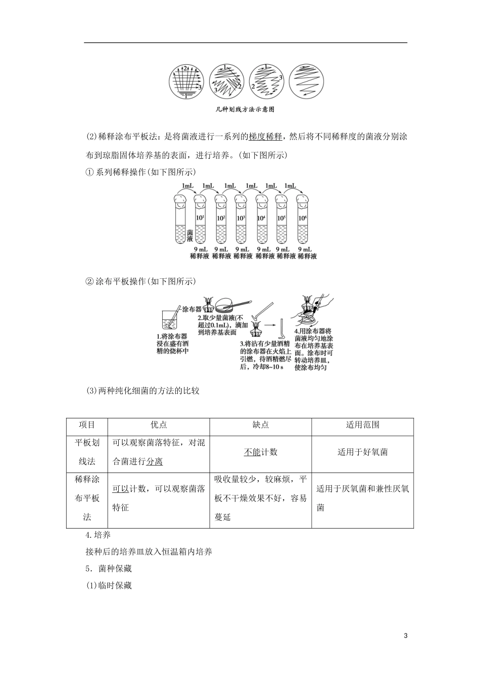 【创新设计】（山东专用）2015年高考生物 专题2 微生物的培养和利用教学案 新人教版选修1_第3页