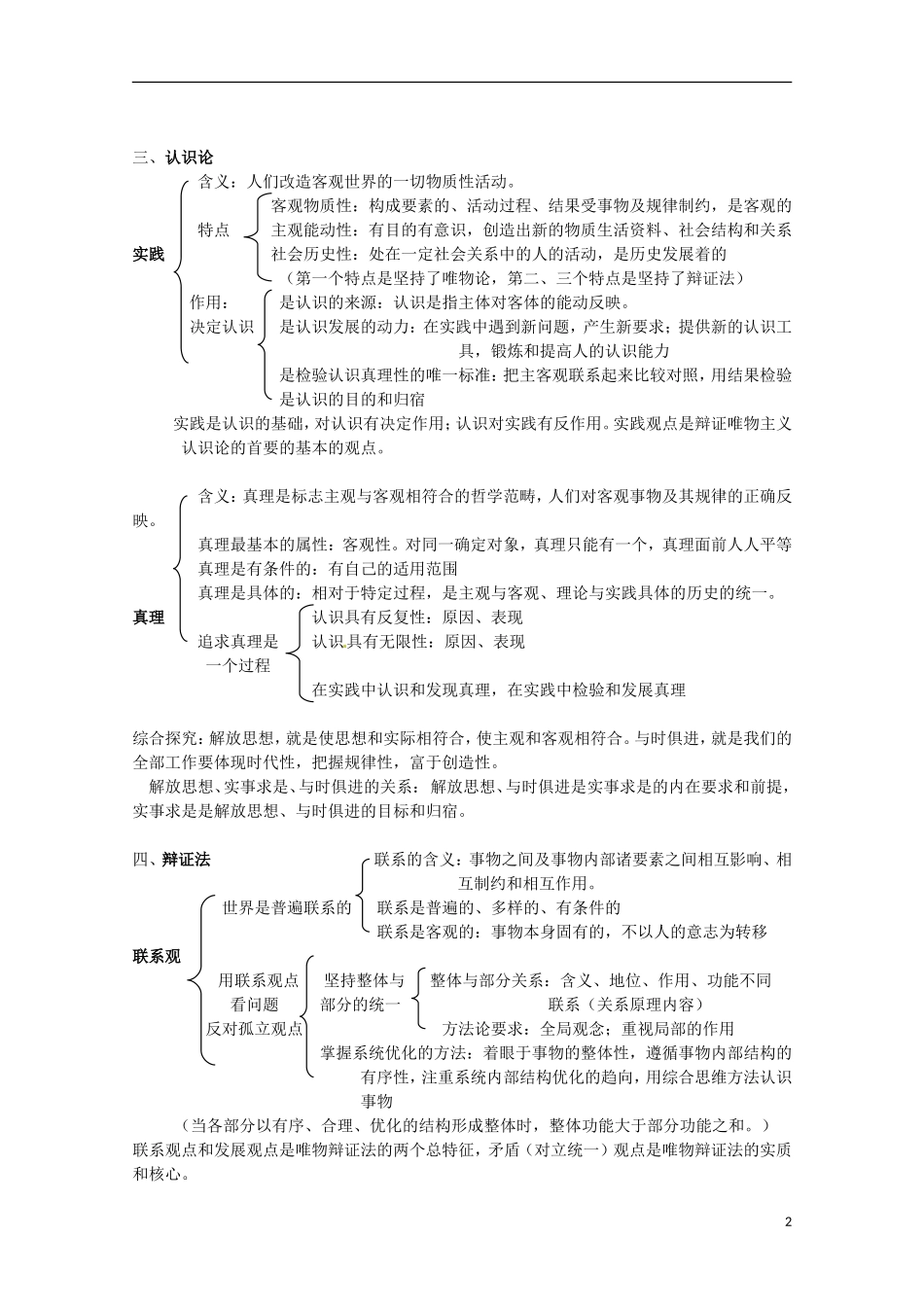 【备战2014】高考政治 历届考生最关注的十大考点 生活与哲学_第2页