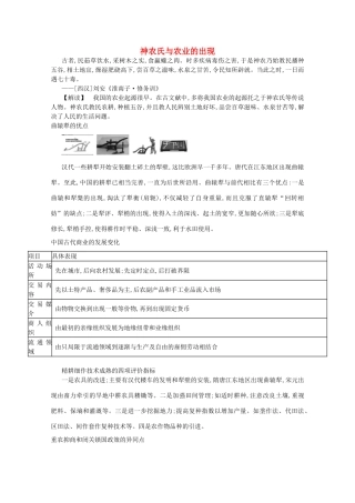 【导学案】（教师用书）2015版高中历史 第一单元 古代中国经济的基本结构与特点资料集萃 新人教版必修2