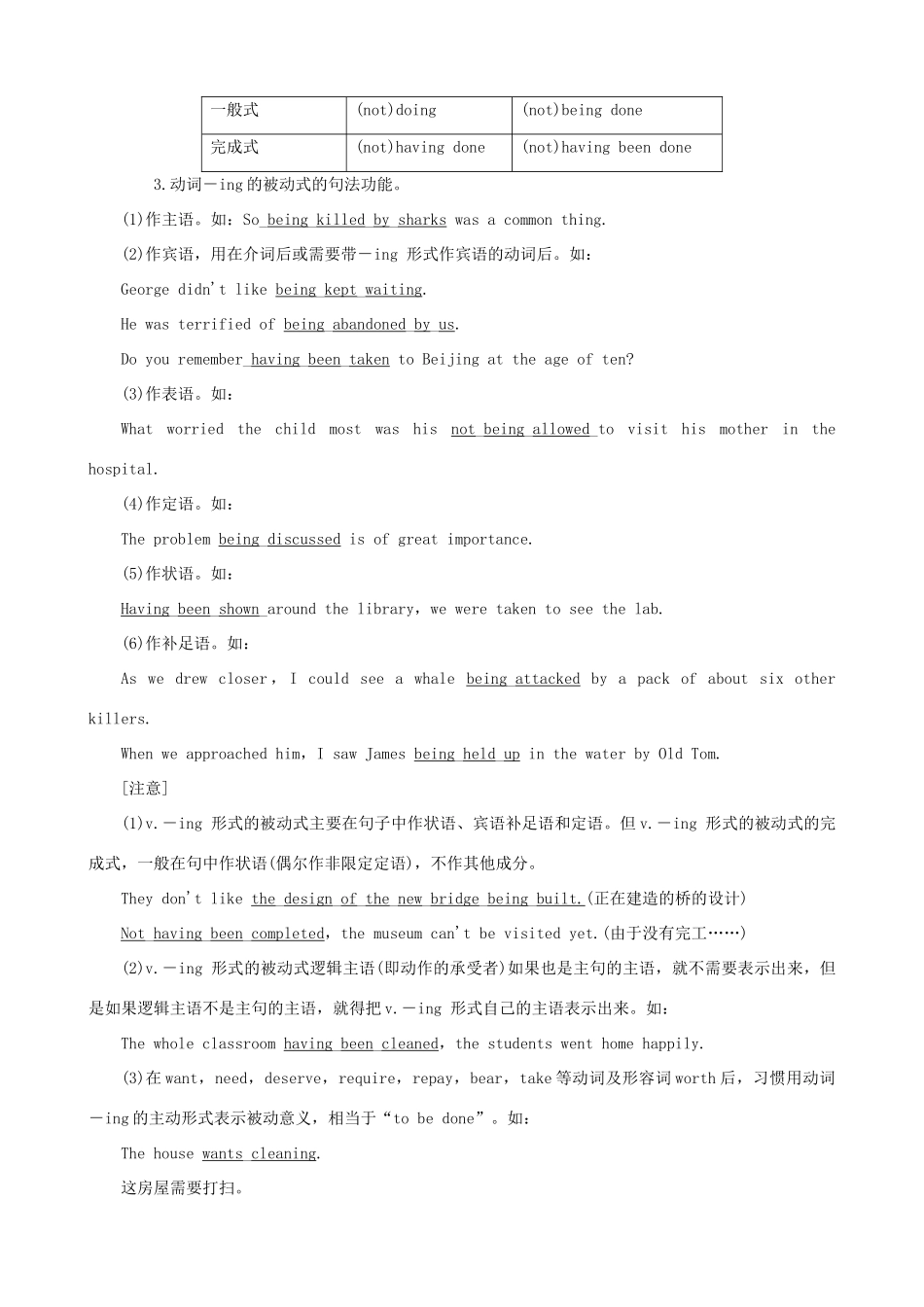 【开学大礼包】2012高中英语 Unit 3 Under the sea Period 4 Grammar精品教案 新人教版选修7_第2页