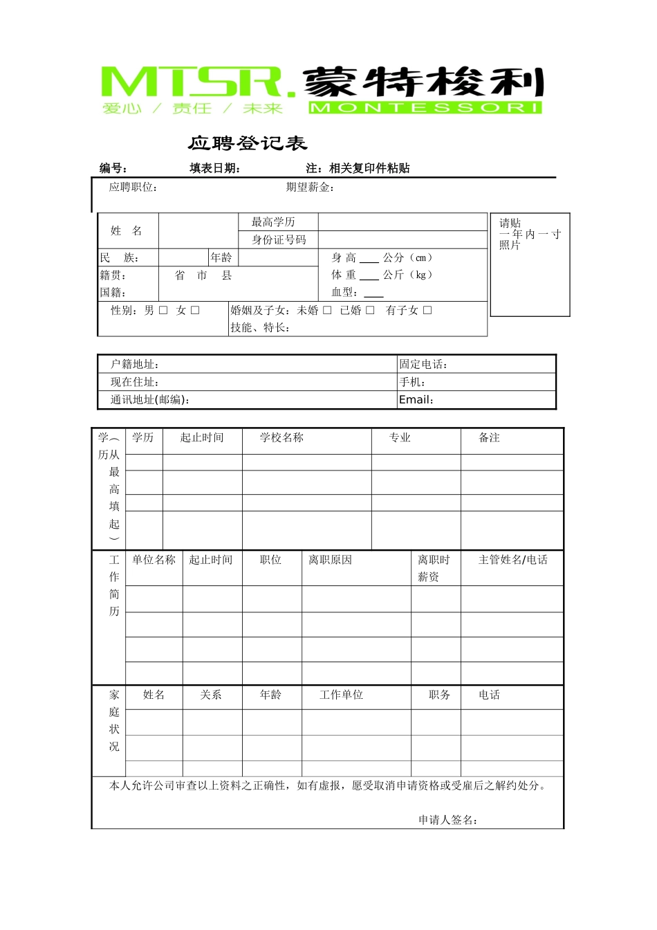 副表三 招聘表_第1页