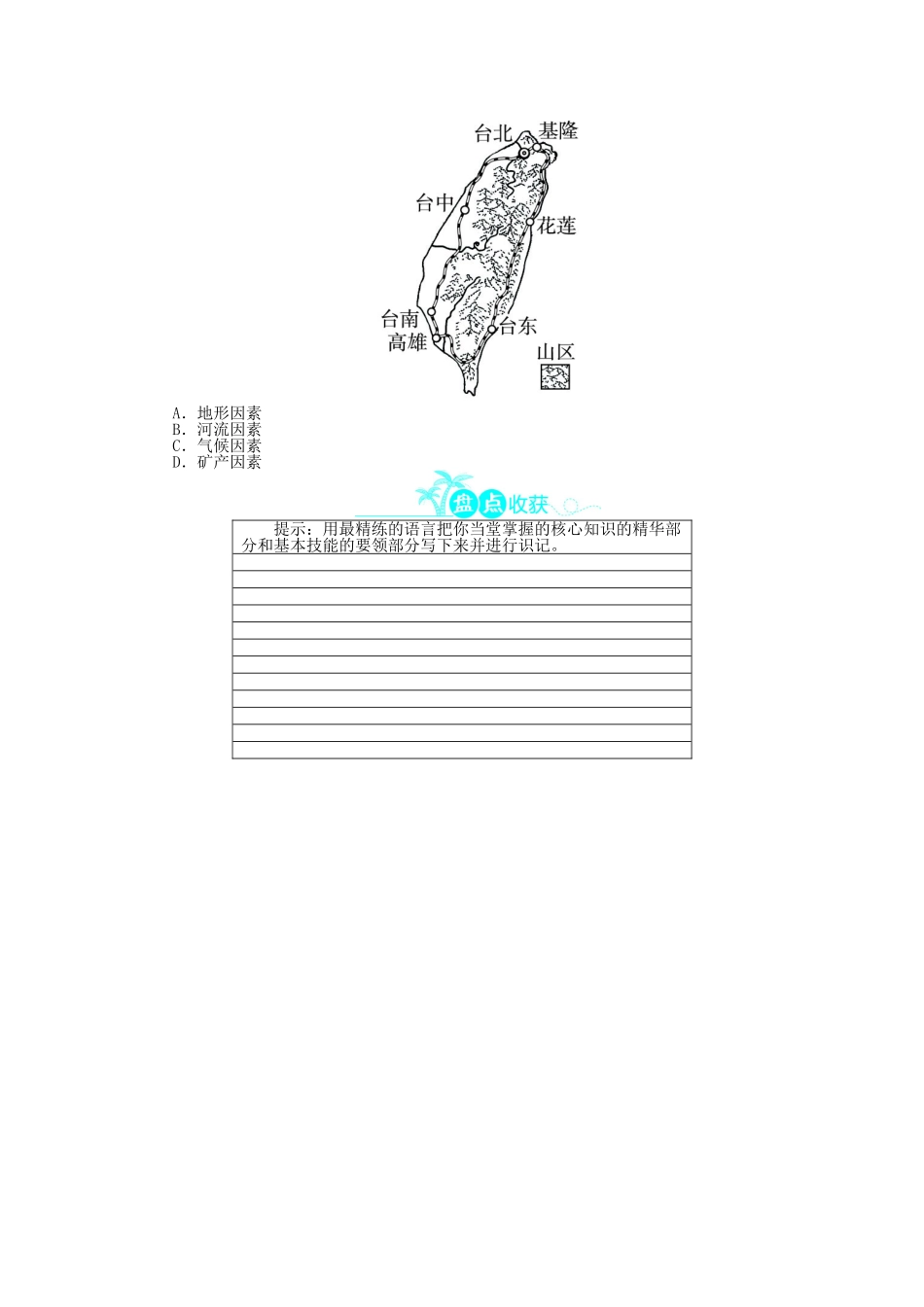 【志鸿全优设计】2013-2014学年高中地理 第四章第一节自然条件对城市及交通线路的影响 中图版必修1_第3页