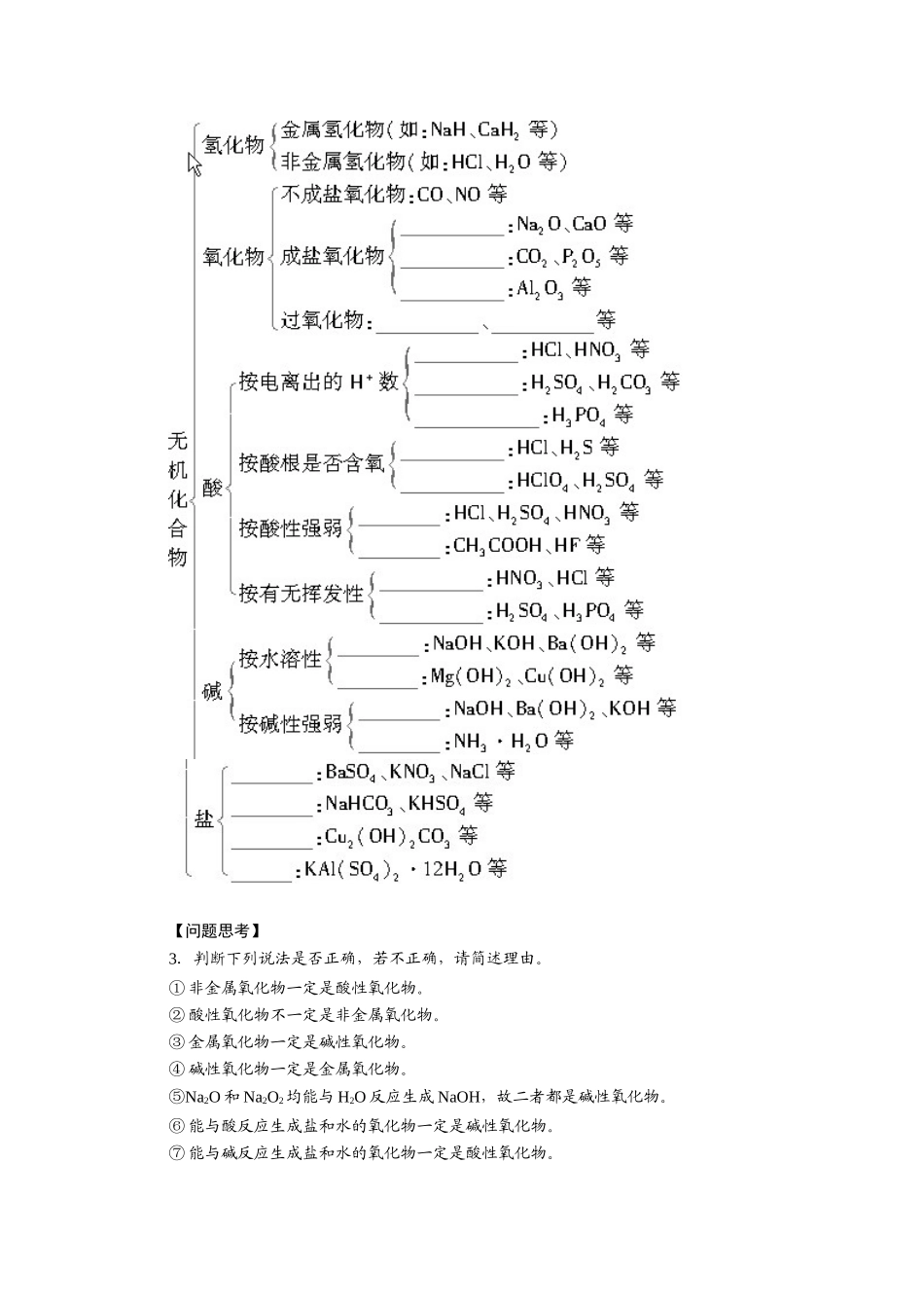【步步高】2015届高考化学大一轮复习 第二章 物质的组成、性质和分类配套导学案（含解析）鲁科版_第3页