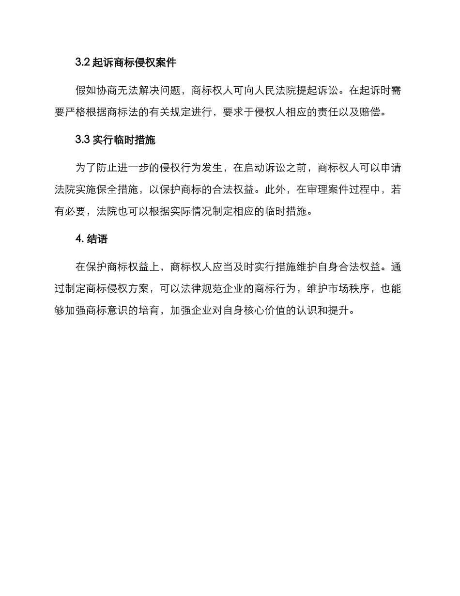 商标侵权诉讼方案_第3页