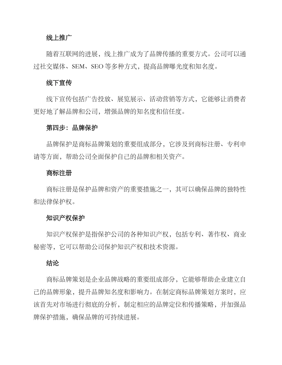 商标品牌策划方案_第3页