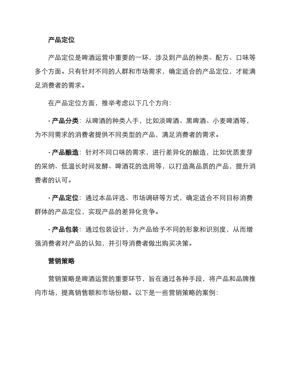 啤酒运营方案_第3页