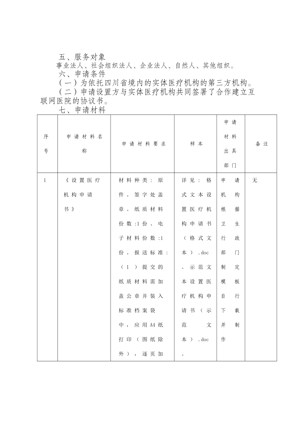 四川省四川省卫生健康委员会依托实体医疗机构申请独立设置互联网医院办事指南（设置审批阶段）办事指南_第3页