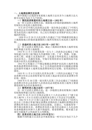 土地管理法律法规历史沿革2