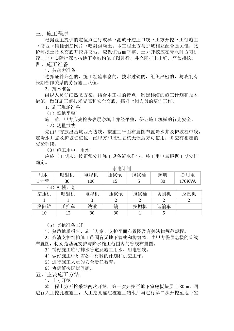 土方开挖、基坑支护施工方案_第2页