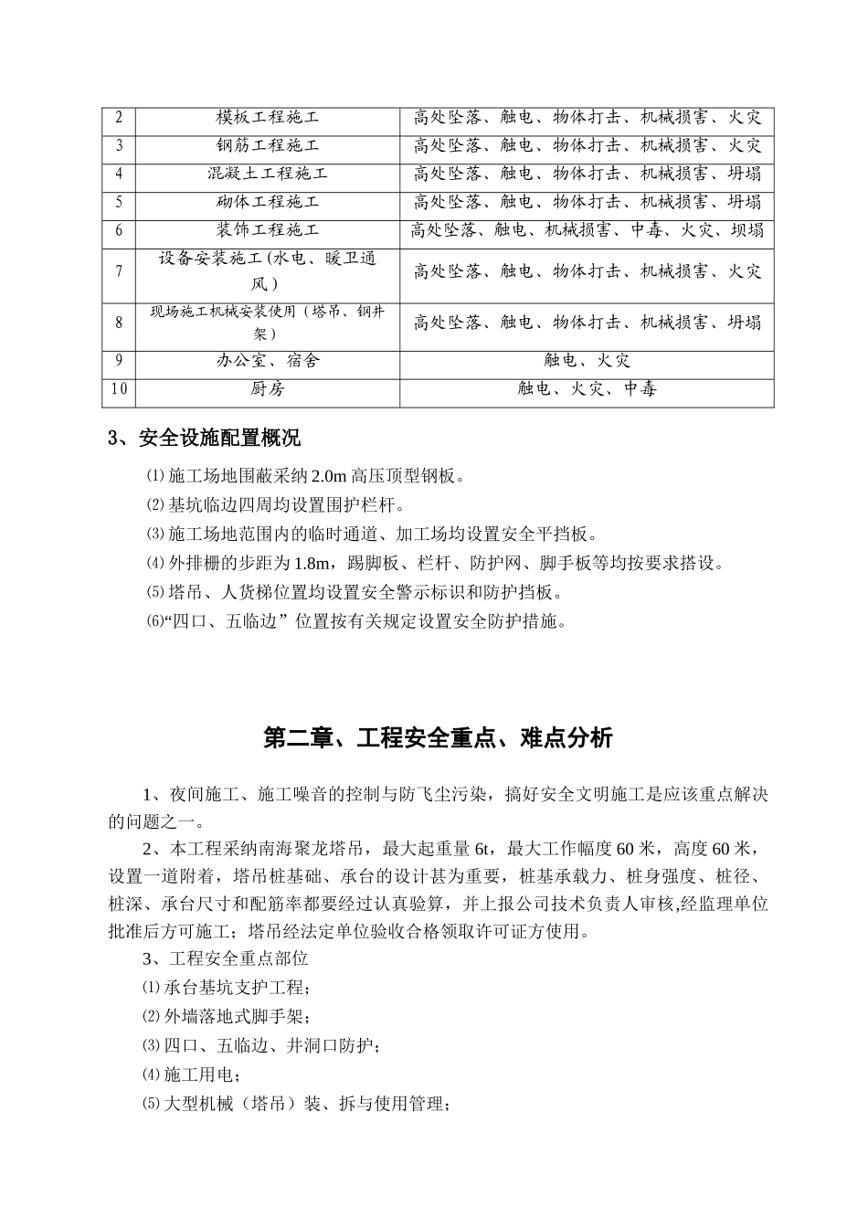 基坑支护安全生产文明施工专项方案_第3页
