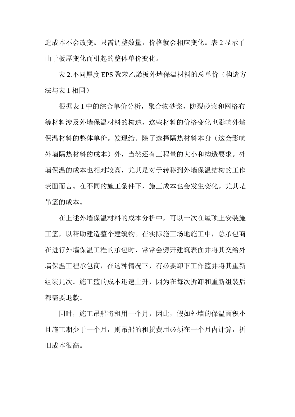 外墙保温价格与对成本的影响分析_第2页
