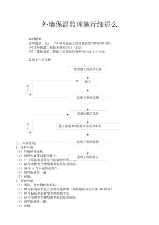 外墙挤塑板保温监理实施细则