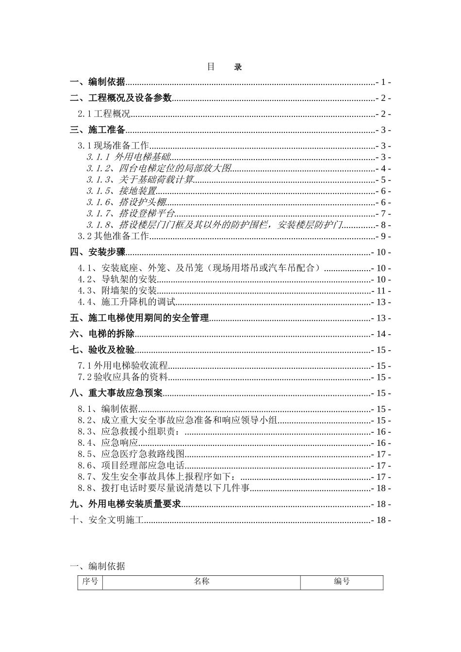 外用电梯安装拆卸方案_第1页