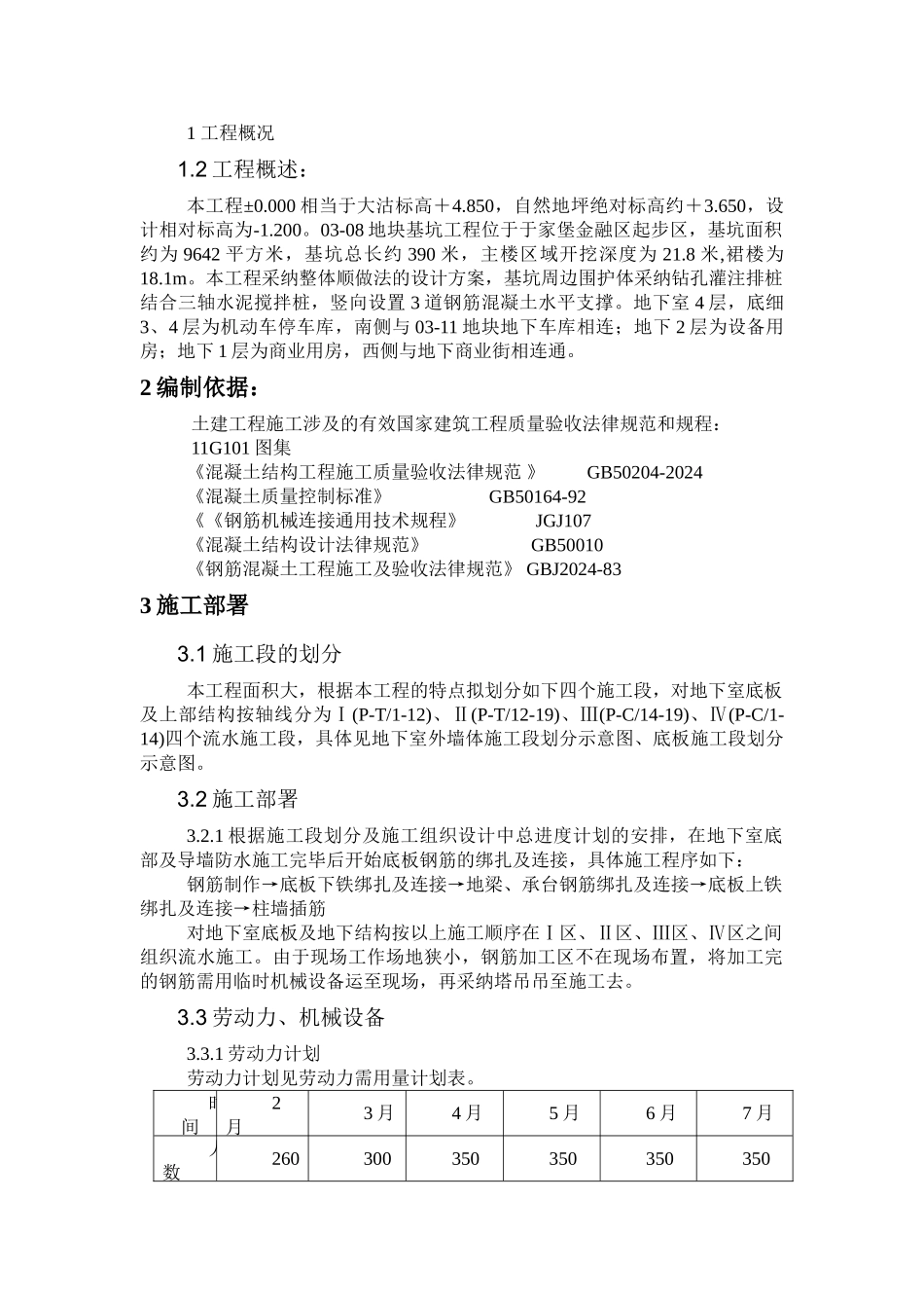 大体积钢筋施工专项方案-2024年文档_第1页