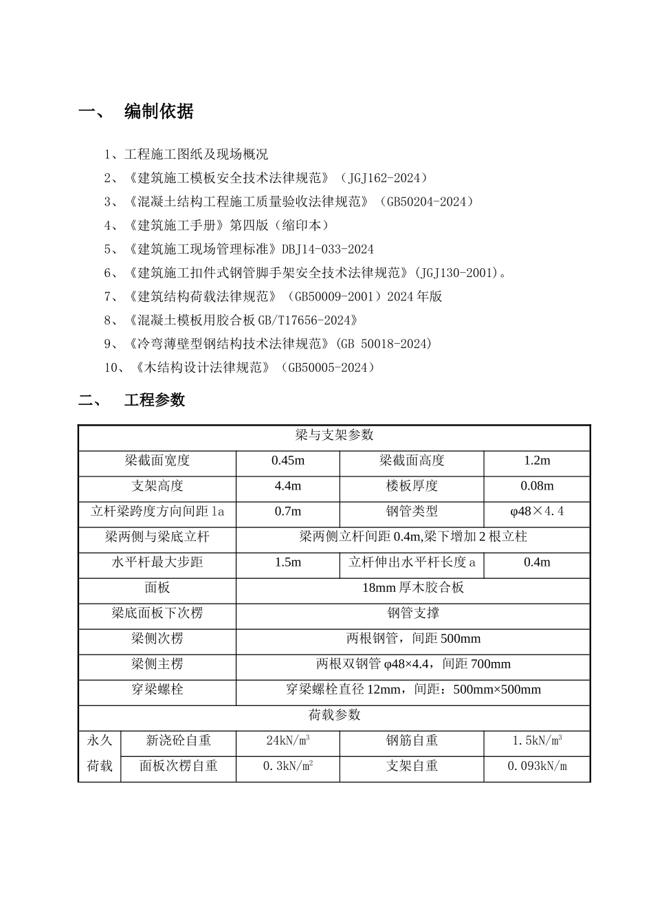 大跨度梁模板专项施工方案_第3页
