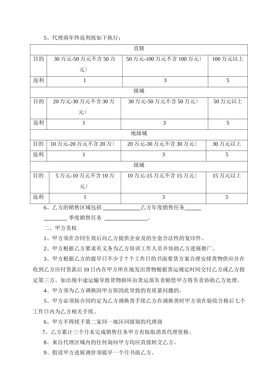 太极庄枕品代理合同书_第2页