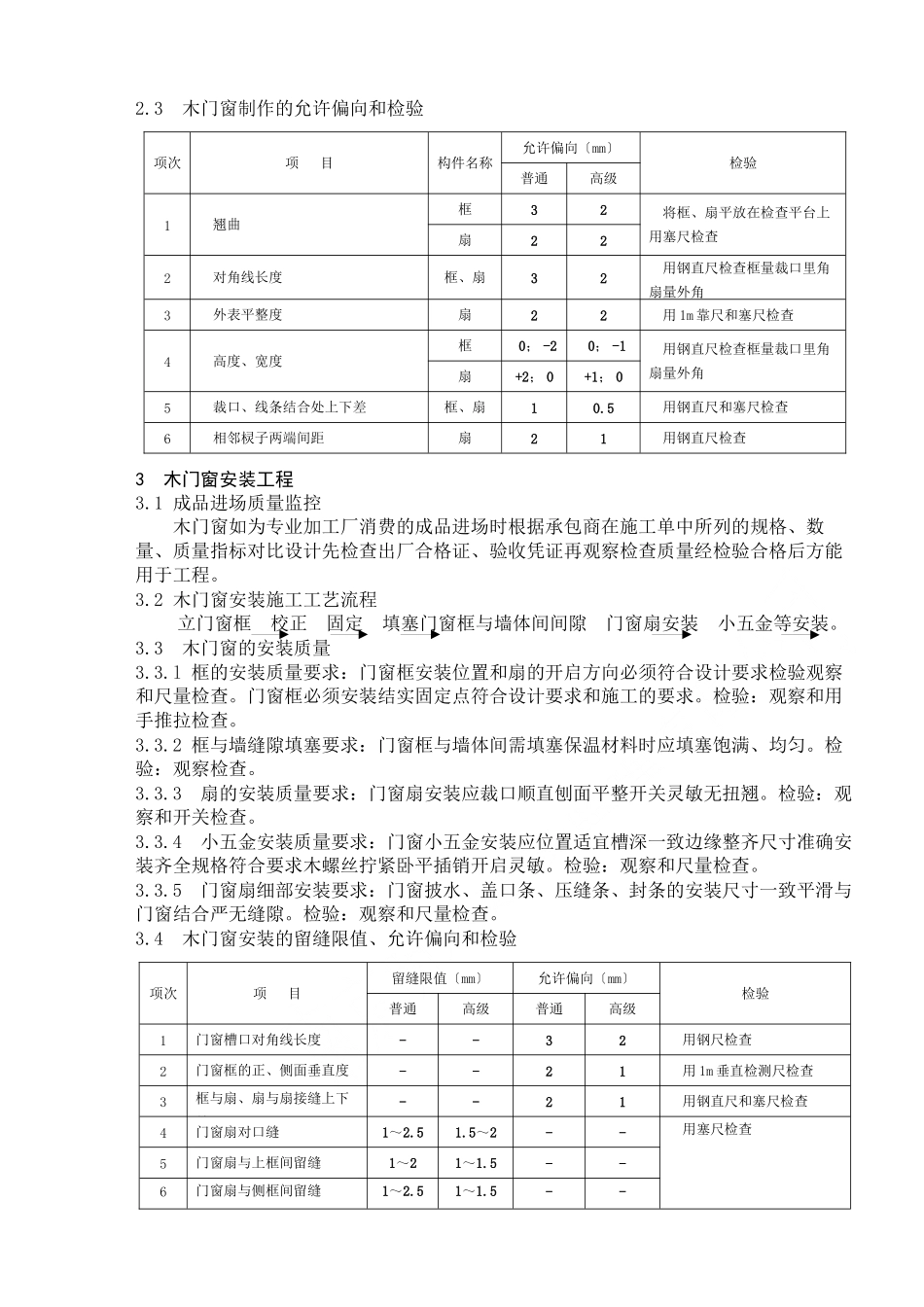 如皋经济开发区实验小学门窗装饰工程监理实施细则_第3页