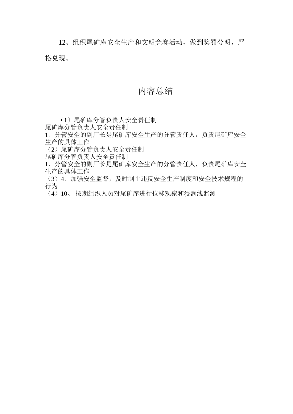 尾矿库分管负责人安全责任制_第2页