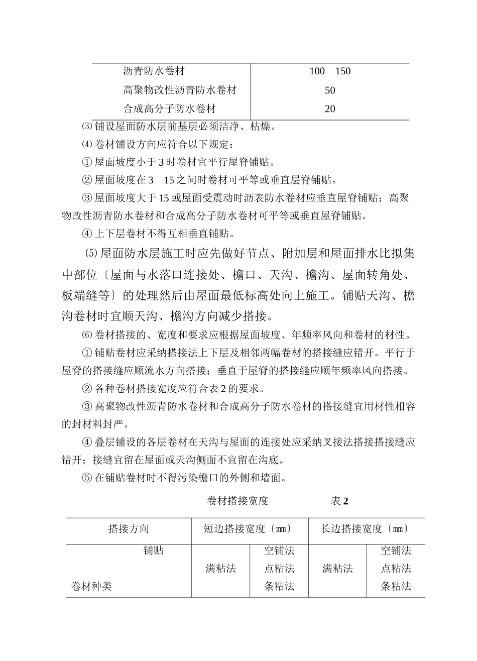 屋面工程监理细则cv_第2页