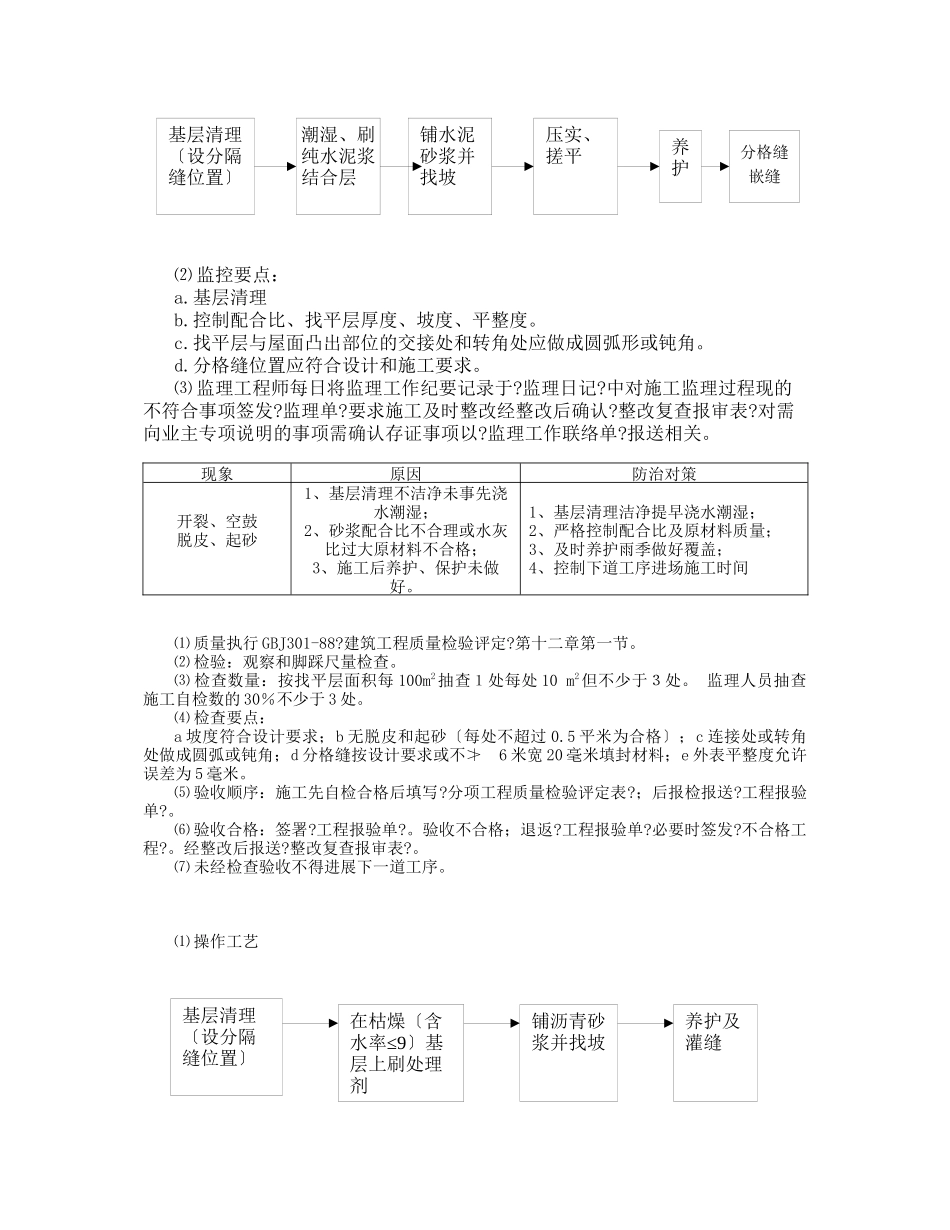 屋面工程监理实施细则88_第3页