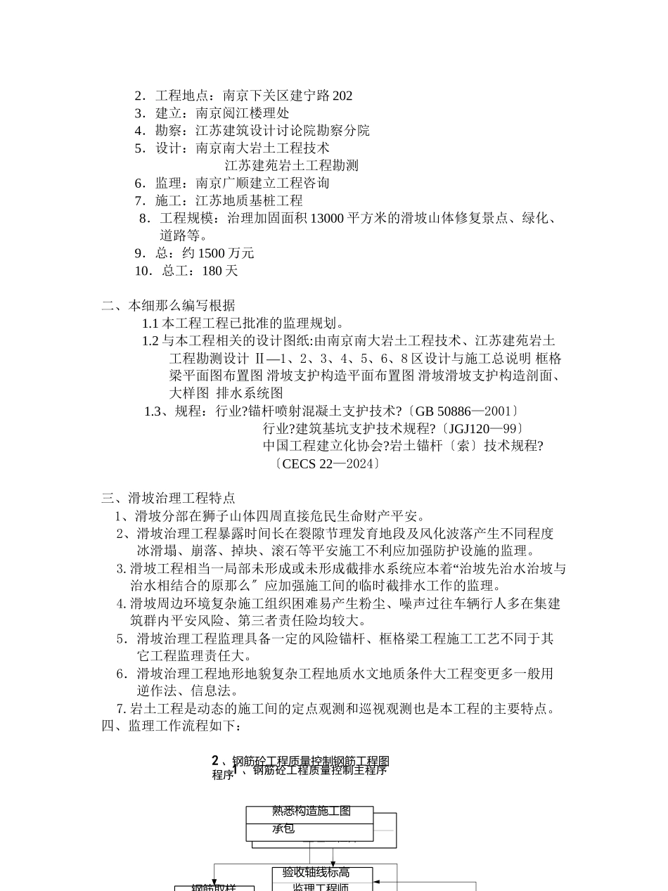 山体滑坡综合治理工程监理实施细则_第2页