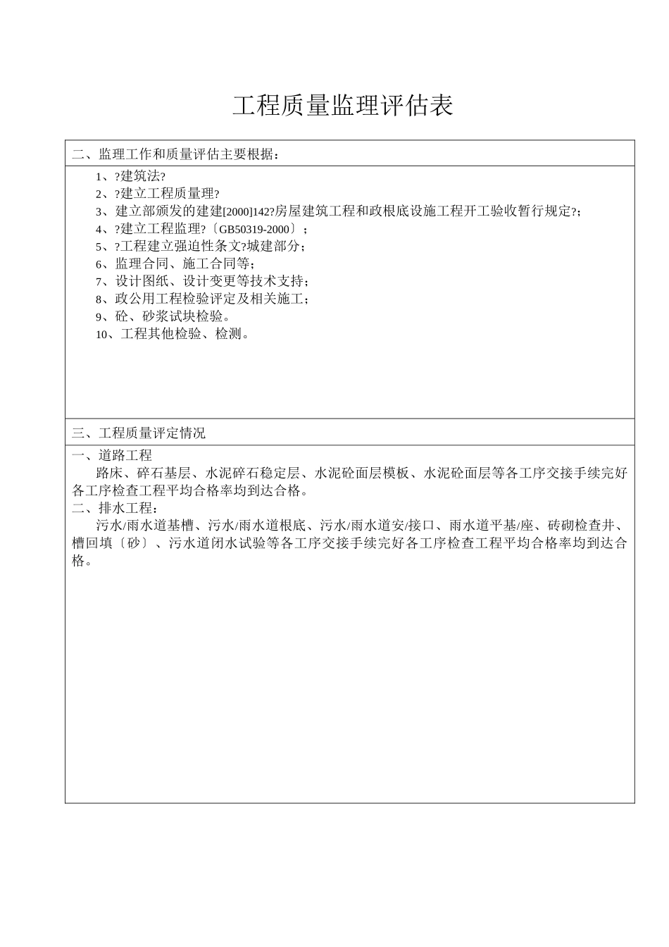 平和文美机械制造产业园1#、2#道路工程监理评估审批表_第2页