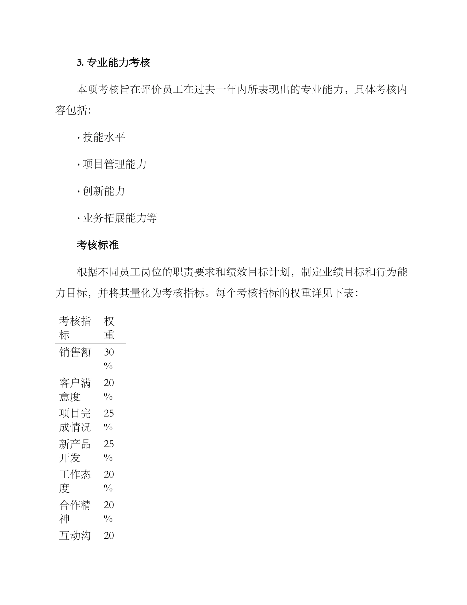 年度绩效考核评价方案_第2页