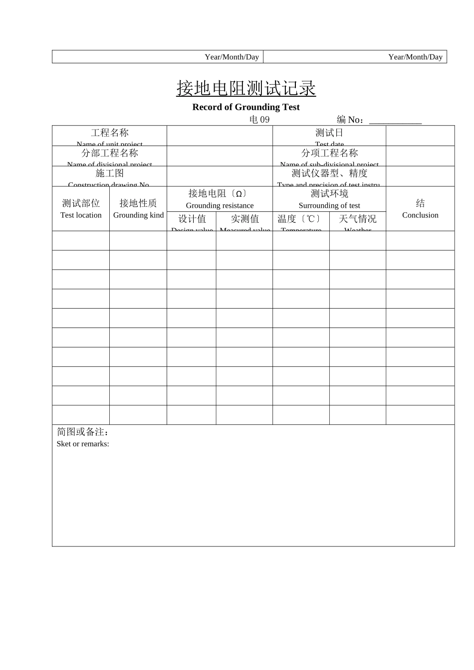 弱电工程表格_第2页