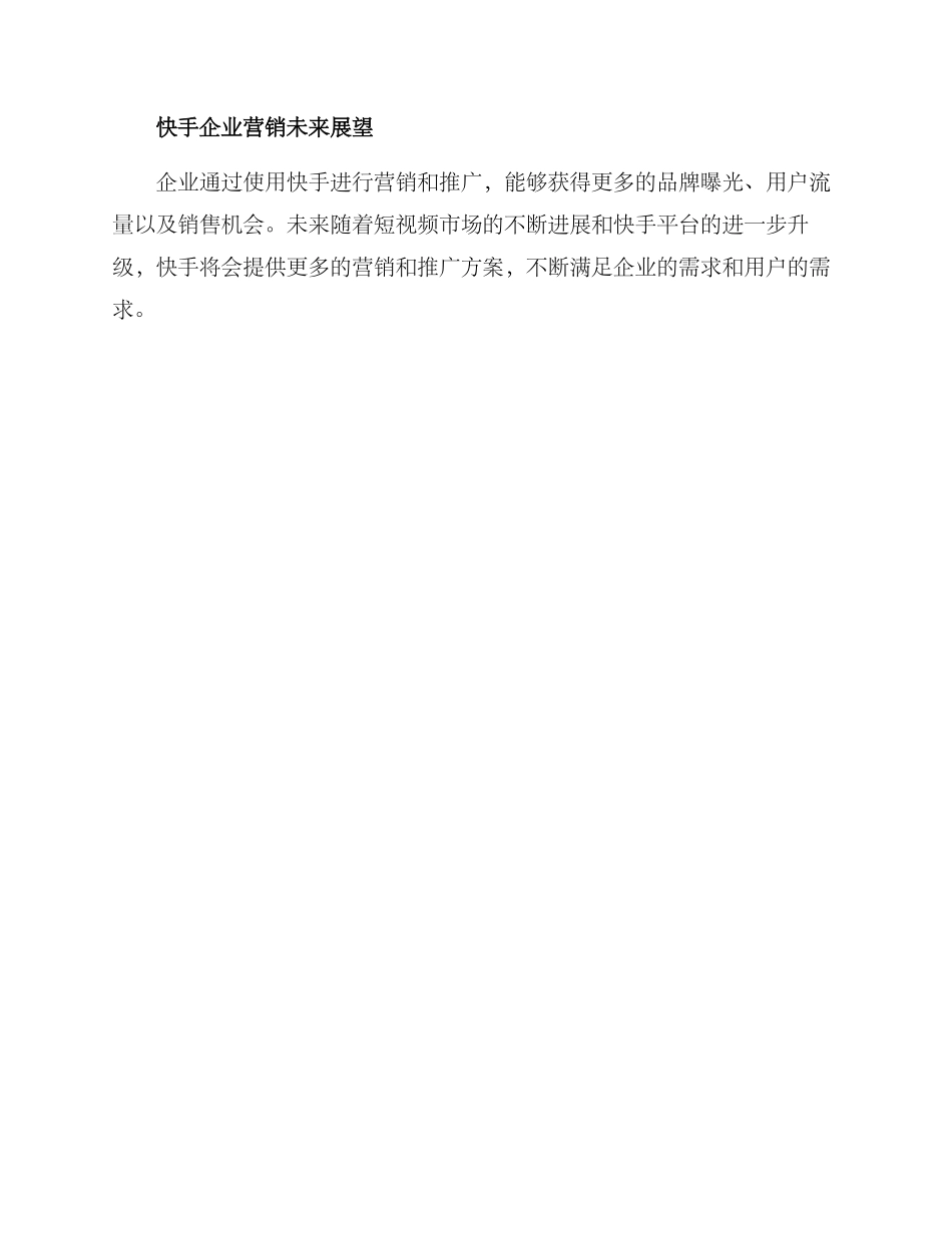 快手企业运营方案_第3页