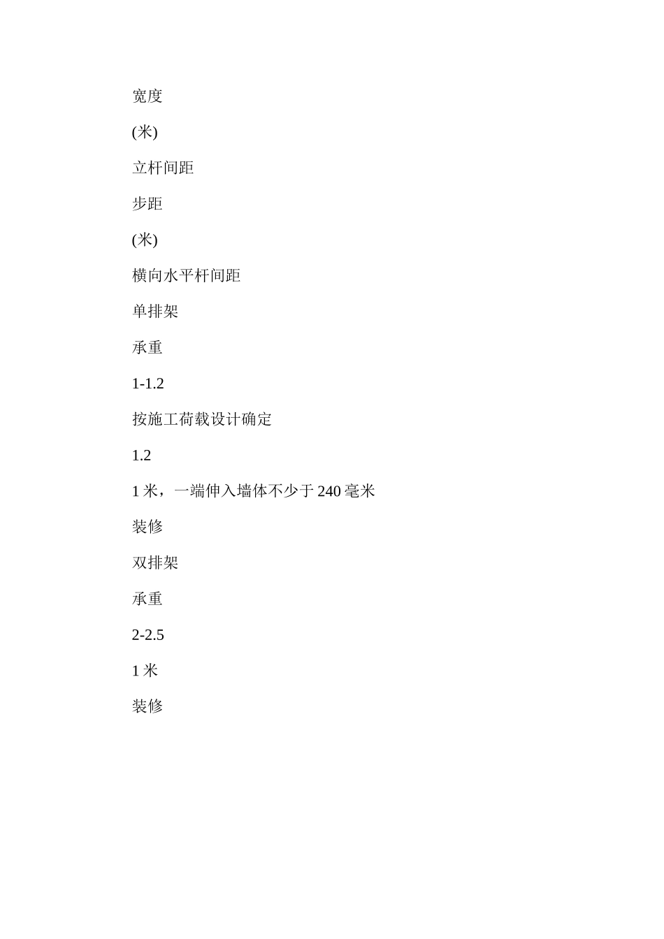 扣件式钢管脚手架安全操作规程_第2页