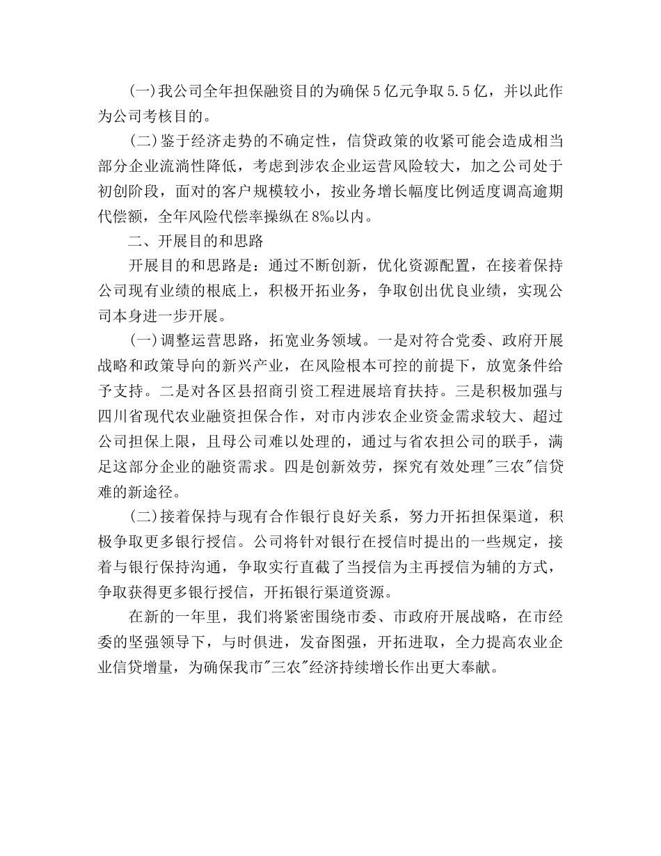 担保企业工作计划_第3页