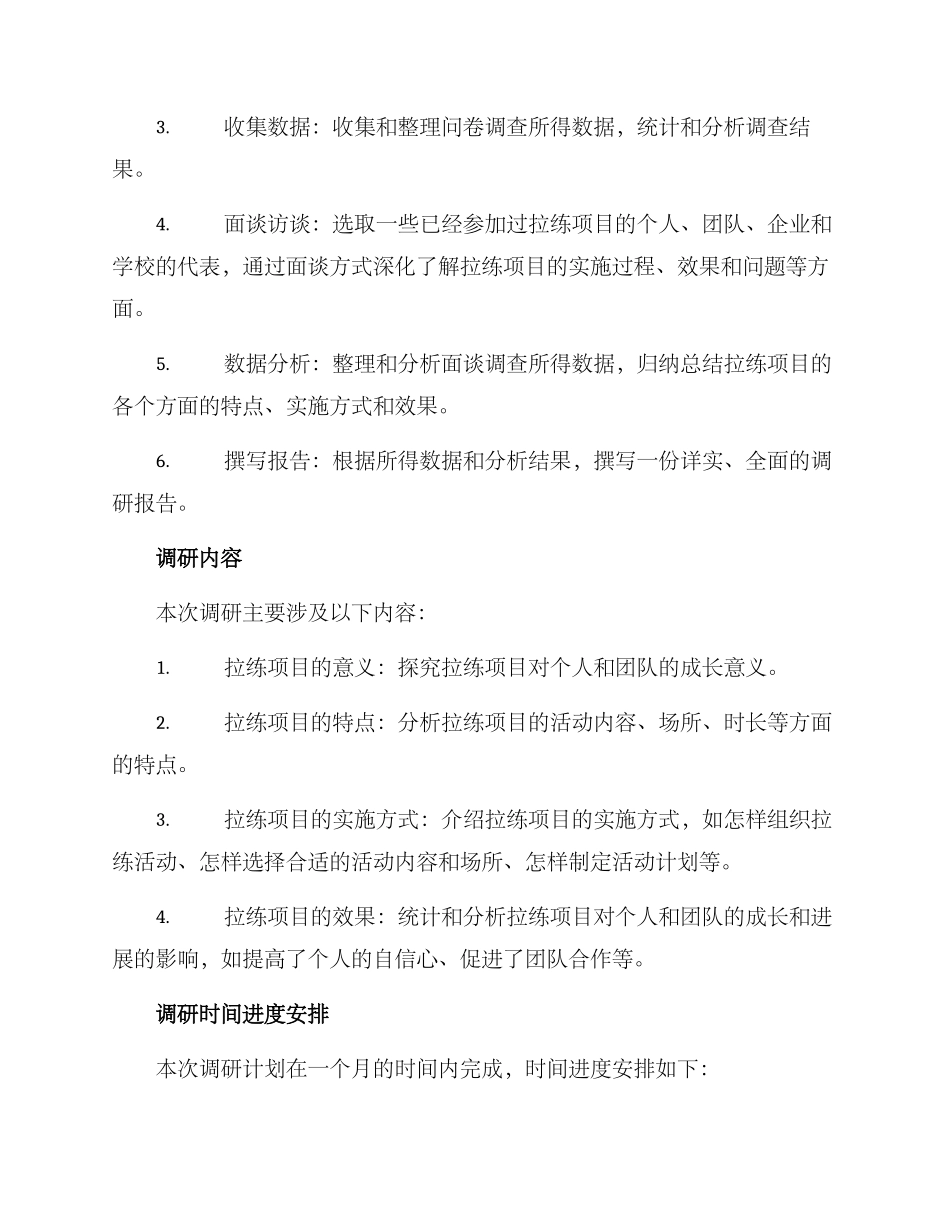 拉练项目调研方案_第2页