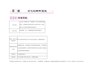 【精品】《成才之路》高中政治 2-5-2文化创新的途经学案 新人教版必修3