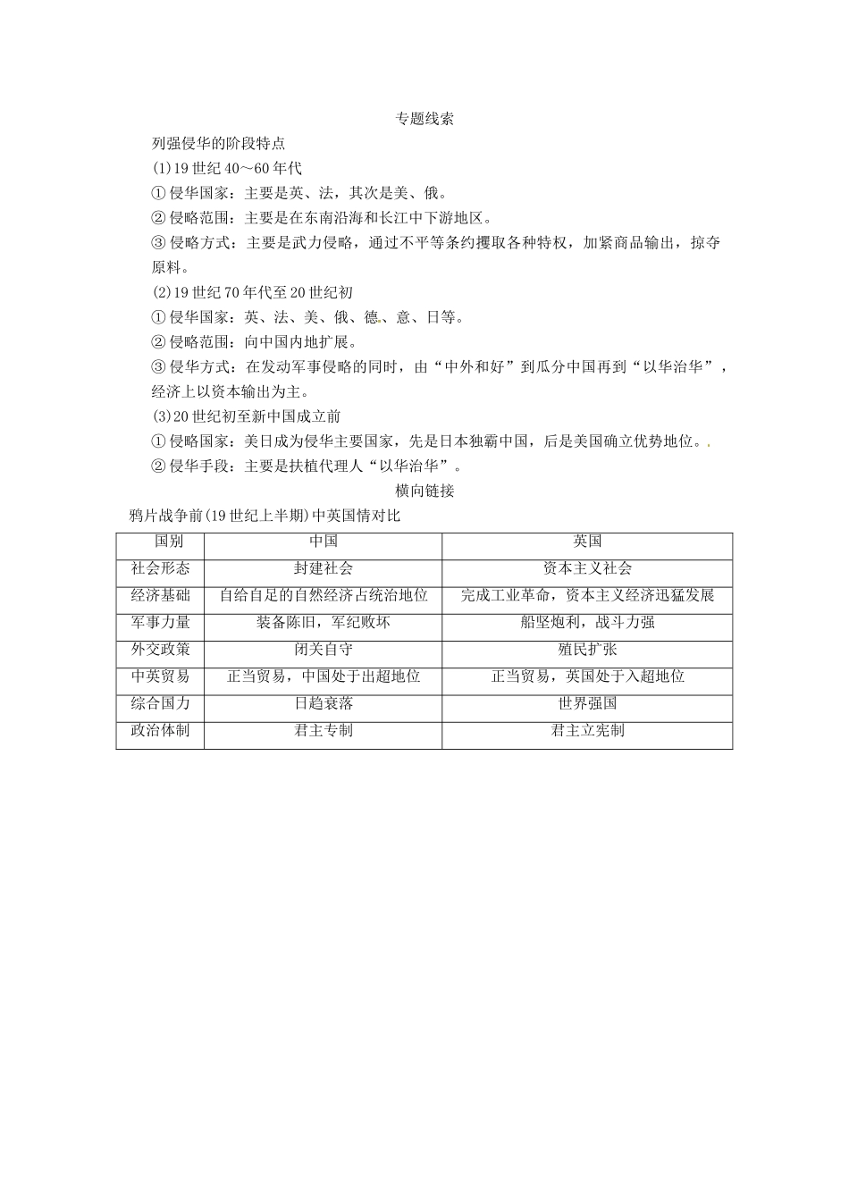 【步步高】2015届高考历史大一轮复习 第三单元 近代中国反侵略、求民主的潮流单元整合（含解析）新人教版_第2页