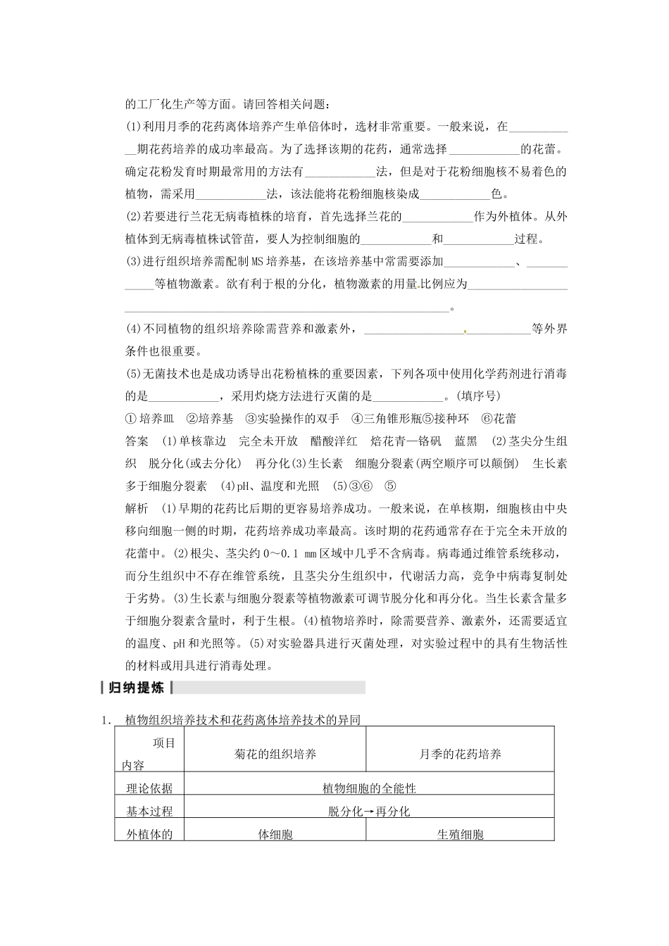 【步步高】2014届高考生物一轮（回扣基础+核心突破+命题探究）11.45生物技术在其他方面的应用教学案 新人教版_第2页