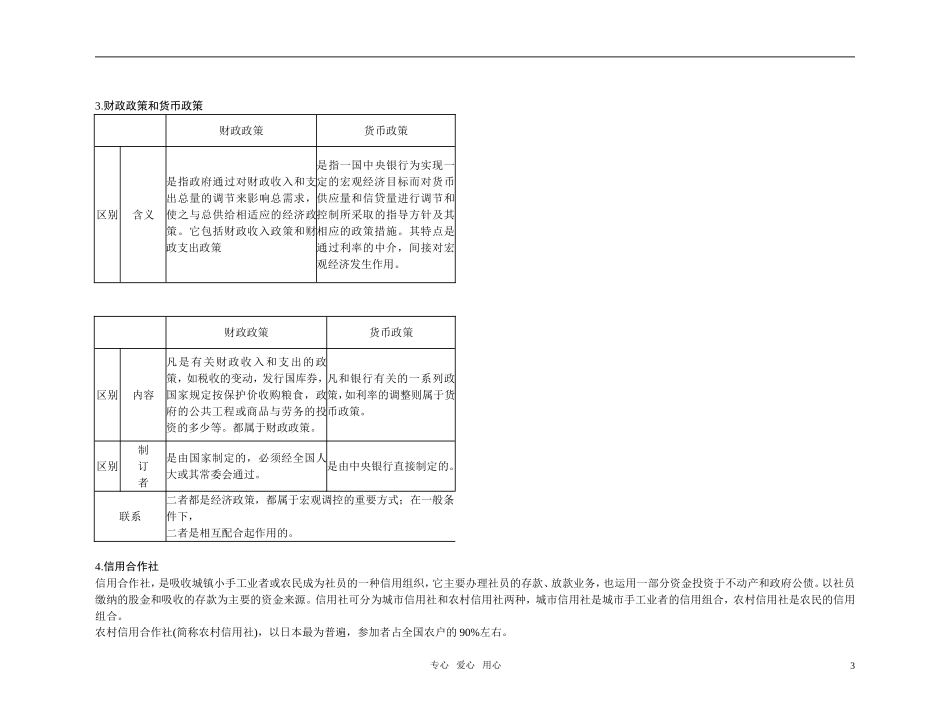 【精品】备考2011高考政治高效学习方案政治考点专项 经济的银行教案 人教版_第3页
