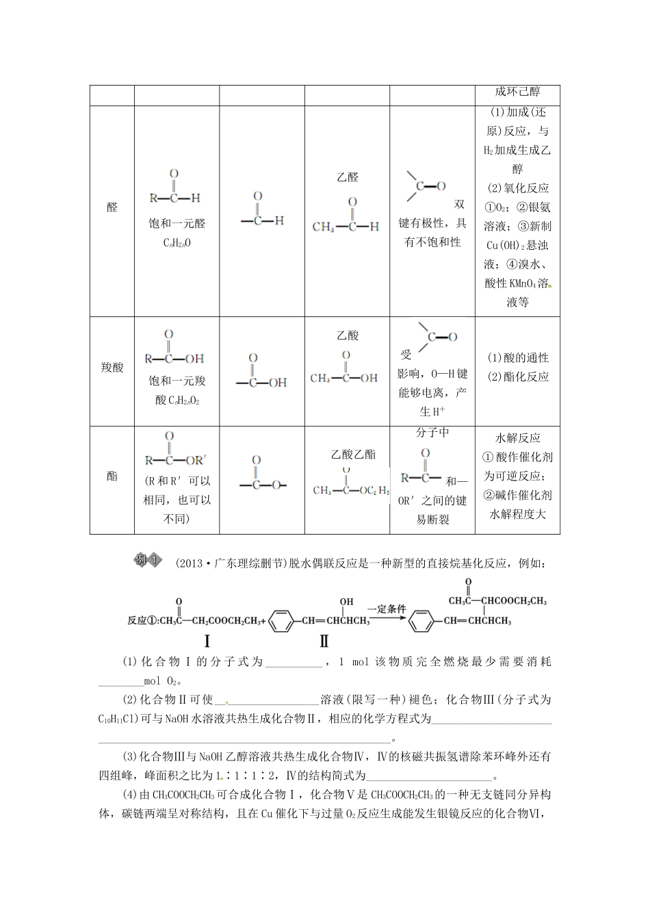 【金版学案】2014-2015学年高中化学 第三章 本章归纳整合 新人教版选修5_第3页