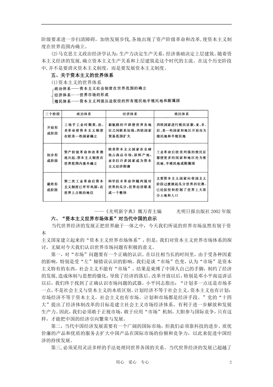 【精品】高中历史 第三章  资本主义世界体系的初步形成和社会主义运动的发展   第五节资本主义列强在全球的扩张和争夺(备课资料) 大纲人教版_第2页