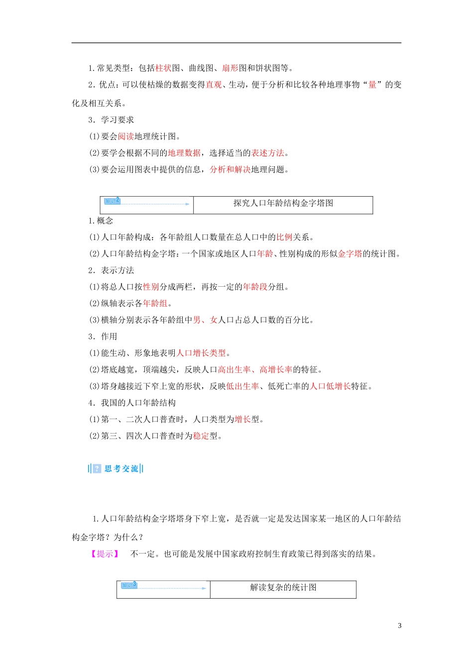 【课堂新坐标】（教师用书）2013-2014学年高中地理 第一单元 单元活动 学用地理统计图教学设计 鲁教版必修2_第3页