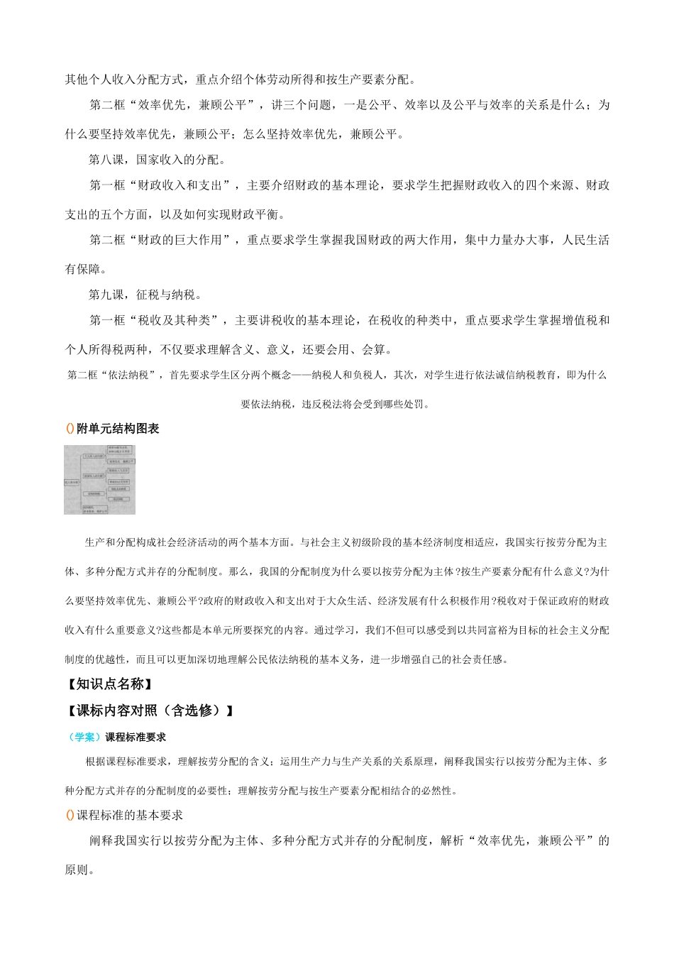【精品】高中政治 经济生活 按劳分配为主体多种分配方式并存》金学案 新人教版必修1_第2页
