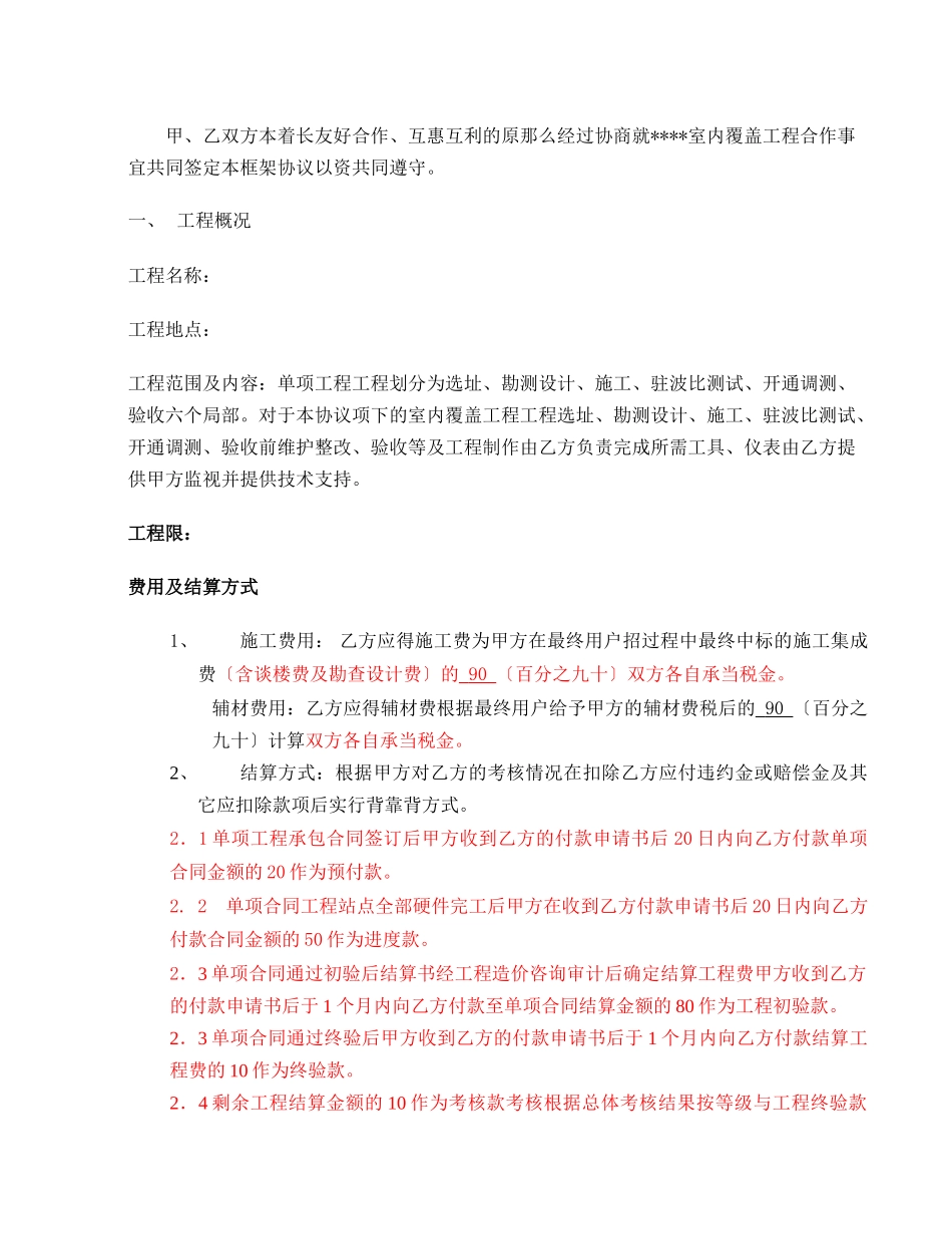 施工队工程合作协议_第2页